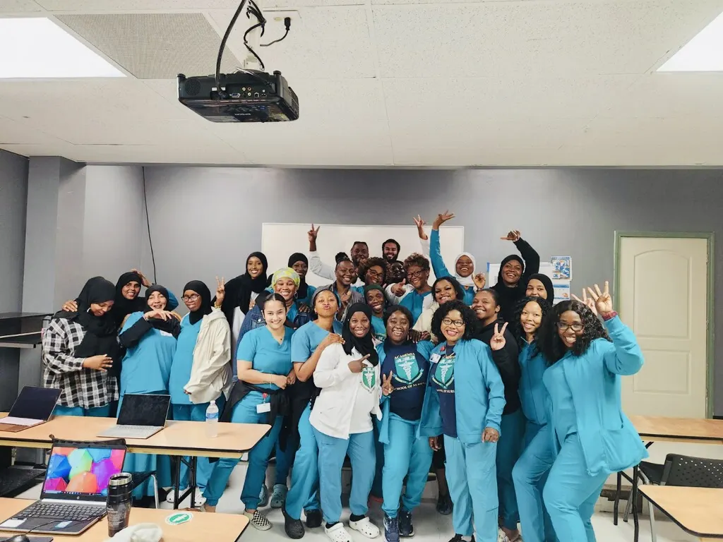 LPN students at Academia Medical Institute in Westerville, Ohio